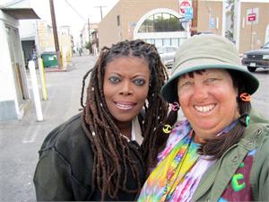 Sharon from 'All Worked Up' Meter Maid — with Jackie Pucci, Apr. 2011